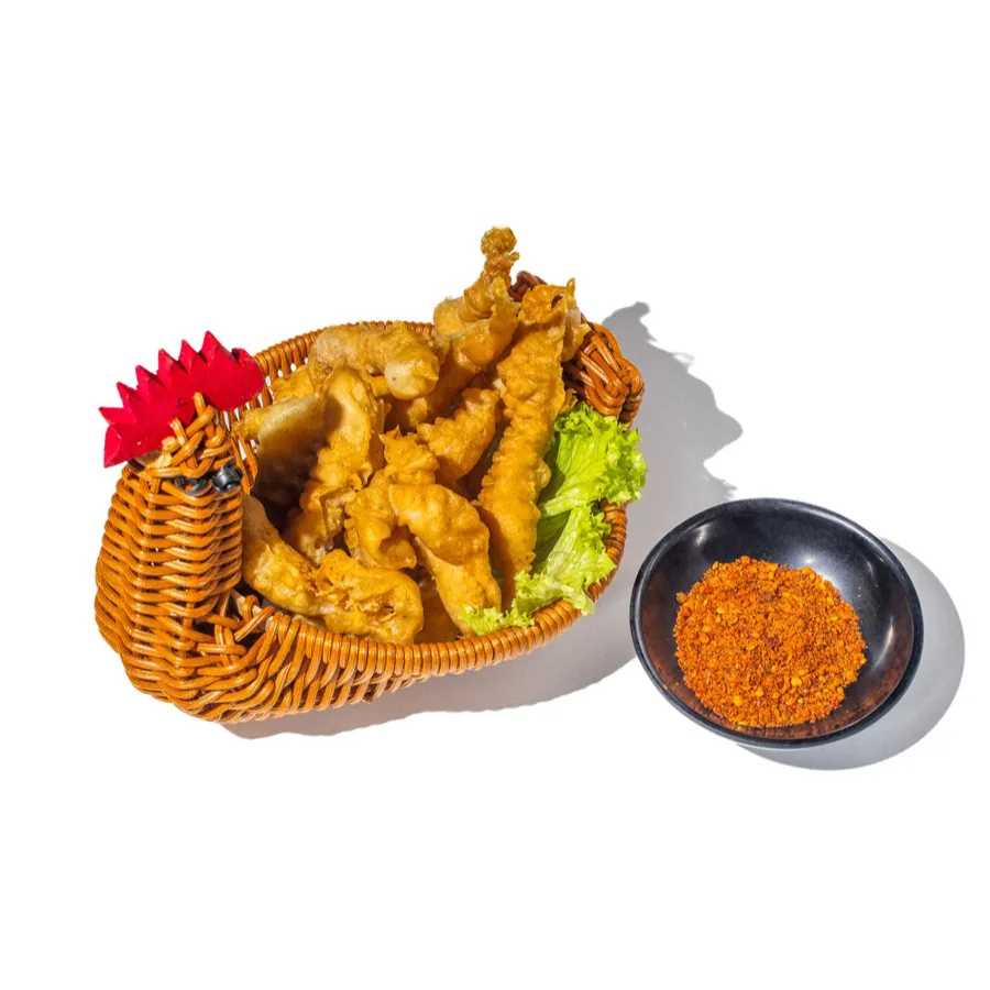 Knuspriger Tintenfisch