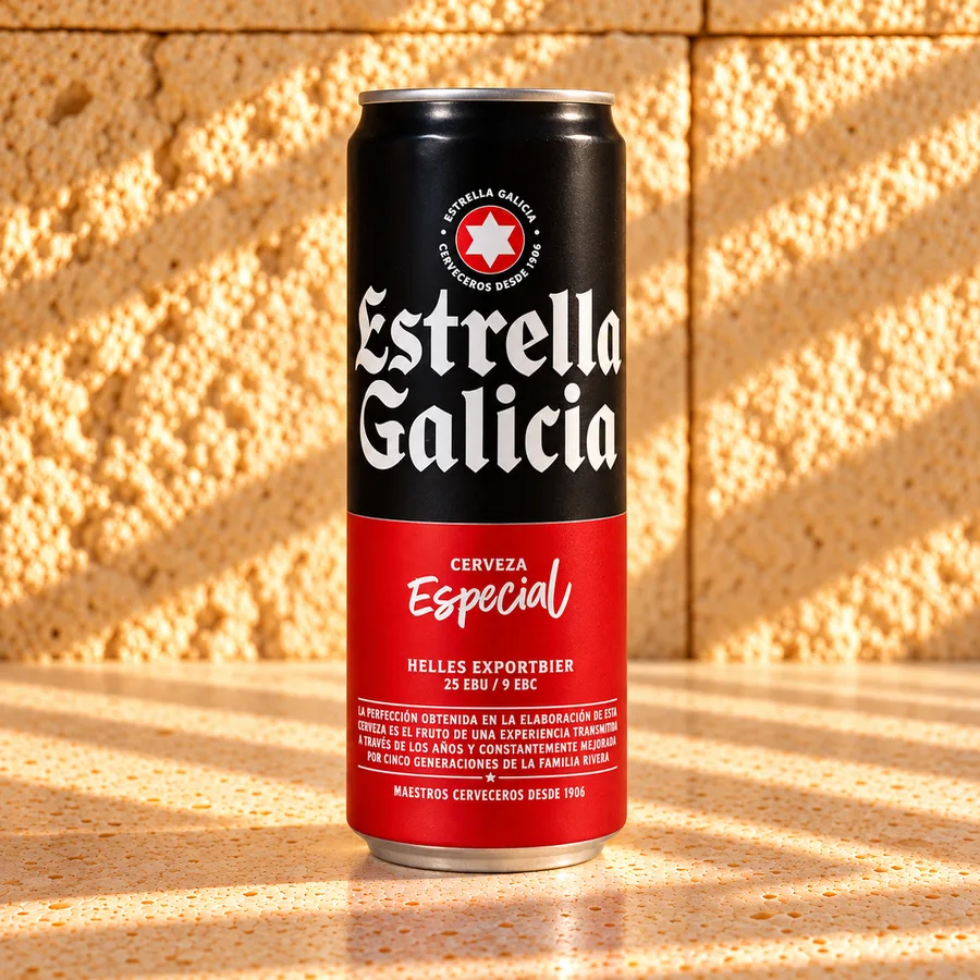 Lata de Estrella Galicia de 0,33 l