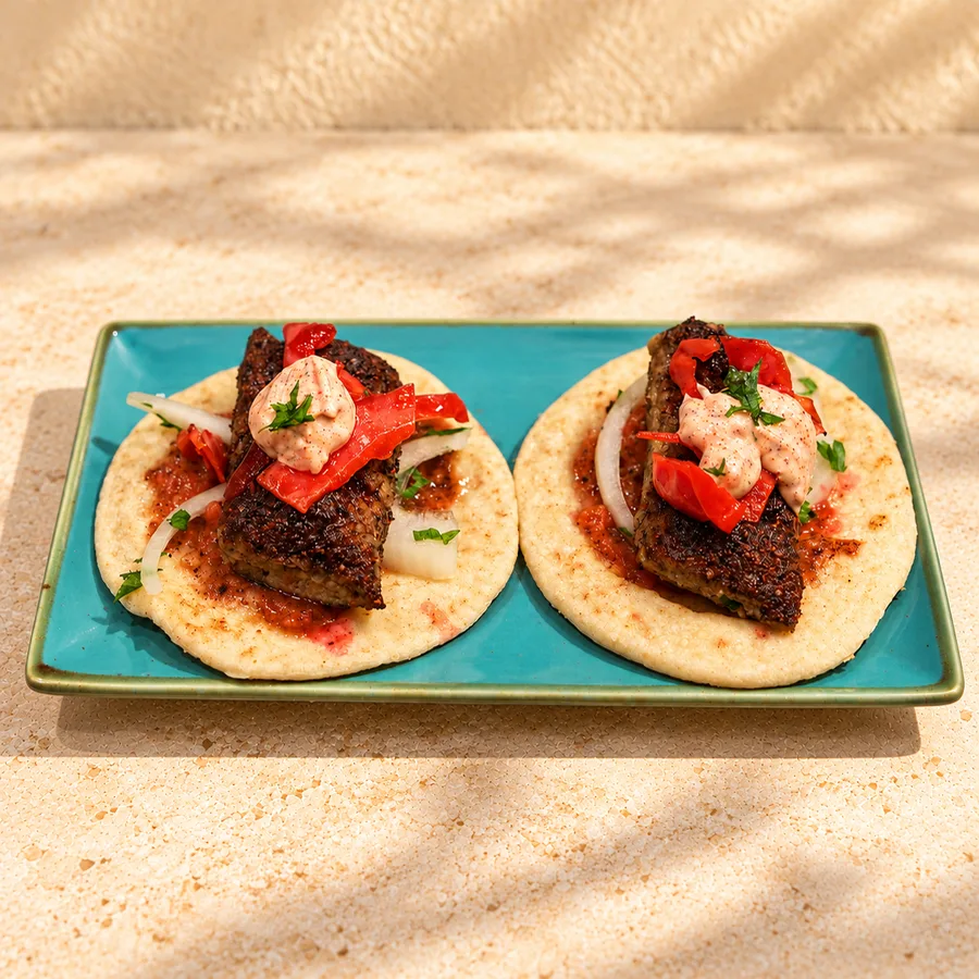 Taco de koobideh